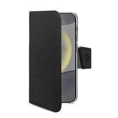 WALLY - Custodia a libro in pelle sintetica con chiusura flap magnetico, slot per carte e funzione stand per Samsung Galaxy S25 5G/ Galaxy S25 5G Enterprise Edition