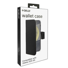 WALLY - Custodia a libro in pelle sintetica con chiusura flap magnetico, slot per carte e funzione stand per Samsung Galaxy S25 5G/ Galaxy S25 5G Enterprise Edition
