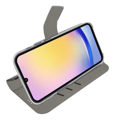 WALLY - Custodia a libro in pelle sintetica con chiusura flap magnetico, slot per carte e funzione stand per Samsung Galaxy A26 5G/ Galaxy A26 5G Enterprise Edition