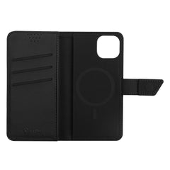WALLYMAG - Custodia a libro in pelle sintetica compatibile con la tecnologia Magsafe per Apple iPhone 13