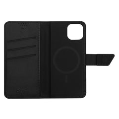 WALLYMAG - Custodia a libro in pelle sintetica compatibile con la tecnologia Magsafe per Apple iPhone 14