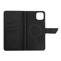 WALLYMAG - Custodia a libro in pelle sintetica compatibile con la tecnologia Magsafe per Apple iPhone 14 Plus
