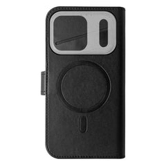 WALLYMAG - Custodia a libro in pelle sintetica compatibile con la tecnologia Magsafe per Apple iPhone 17 Pro Max [IPHONE 17 CASES]