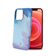 WATERCOLOR - Cover multicolore in TPU con finitura soft touch, bordi anti-scivolo compatibile con Apple iPhone 13 Pro