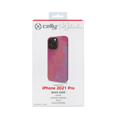 WATERCOLOR  - Cover multicolore in TPU con finitura soft touch, bordi anti-scivolo compatibile con Apple iPhone 13 Pro