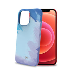 WATERCOLOR - Cover multicolore in TPU con finitura soft touch, bordi anti-scivolo compatibile con Apple iPhone 13 Pro Max