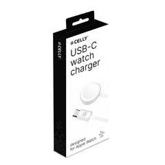 WCHARGERUSBC - Caricabatteria per Apple Watch, porta USB-C, potenza massima 2.5 Watt, lunghezza 1 metro