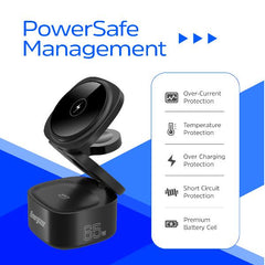 WIRELESS MAGNETIC STAND 4-IN-1 65W BLACK