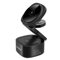 WIRELESS MAGNETIC STAND 4-IN-1 65W BLACK