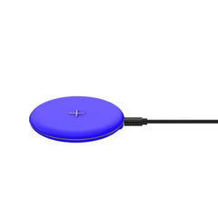 WLFASTFEEL - Caricabatteria wireless con cavo integrato Micro Usb, indicatori LED, potenza massima 10 Watt
