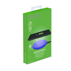 WLFASTFEEL - Caricabatteria wireless con cavo integrato Micro Usb, indicatori LED, potenza massima 10 Watt