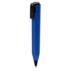 PENNA A SFERA SHORTY FUSTO BLU CLIP NERA INCHIOSTRO NERO