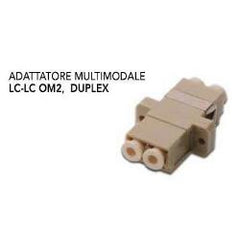 ADATTATORE LC DUPLEX MM BEIGE
