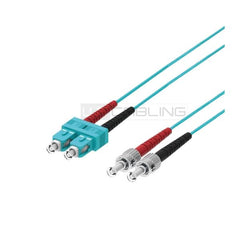 PATCH 2FO OM3 LCD/2ST AQUA 10M