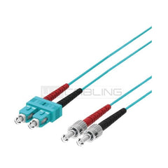 PATCH 2FO OM3 LCD/2ST AQUA 10M