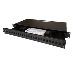 CASSETTO FO 1U PER 24 LCD O 24 SC NERO