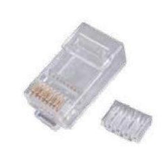 PLUG RJ45U CAT.6 CAVO SOLIDO CF10