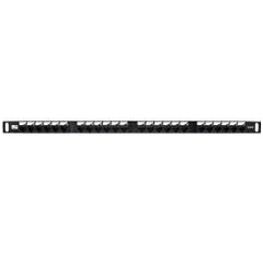 PANN.0.5U CON 24 RJ45U CAT.6 NERO
