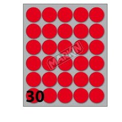 CF300 ETICHETTE ROTONDE 22MM BIA