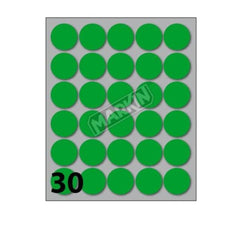 CF300 ETICHETTE ROTONDE 22MM BIA