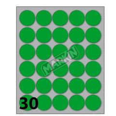 CF300 ETICHETTE ROTONDE 22MM BIA