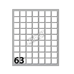 CF630 ETICHETTE 14X14 MM