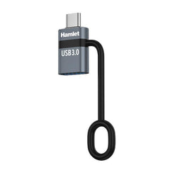 XAD-LCM-AF  Adattatore USB-C Maschio to USB-A 3.0 Femmina con Fermacavo