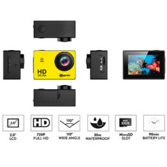 XCAM720HD ACTION CAM SKUBA 12MP CON GALLEGGIANTTE
