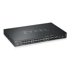 XGS4600-32 - Switch Managed L3 Stackable, 24 porte Gigabit + 4 porte Combo Gigabit + 4 porte 10G SFP+ - Stack Fisico 10GbE di max 4 switch, alimentazione ridondata, Static/Dynamic