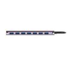 XHUB-07A3CX  HUB 7 PORTE USB 3.0 ALLUMINIO USB-A + USB-C