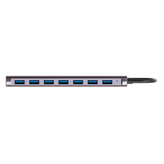 XHUB-07A3 - HUB USB 3.0  7 PORTE ALLUMINIO AUTOALIMENTATO