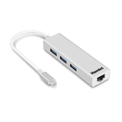 XHUB331TCL   HUB USB-C con 3 PORTE USB 3.0 + LAN GIGABIT