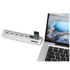 XHUB7020AL  HUB USB 2.0 a 7 PORTE ALLUMINIO