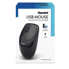 XMICEU2 MOUSE OTTICO USB 1000dpi + 3 TASTI SCROLL