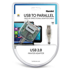 XUPP25 Cavo adattatore USB/Parallelo DB25