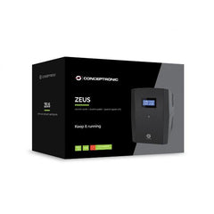 UPS 1200VA 720W, IEC x 3, Schuko x 2, HID USB, AVR