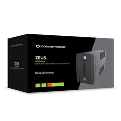 UPS 1000VA 600W, IEC x 4, HID USB, RJ45 In/Out, AVR